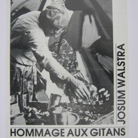 Affiche pour l'exposition Josum Walstra : Hommage aux Gitans à la Galerie Lucenaire (Paris) du 15 Décembre au 5 Janvier